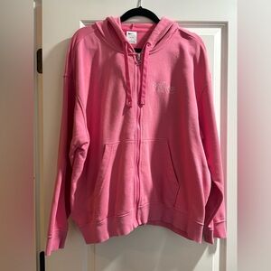 Nike Dri-FIT Pink Zip Up Sweatshirt
